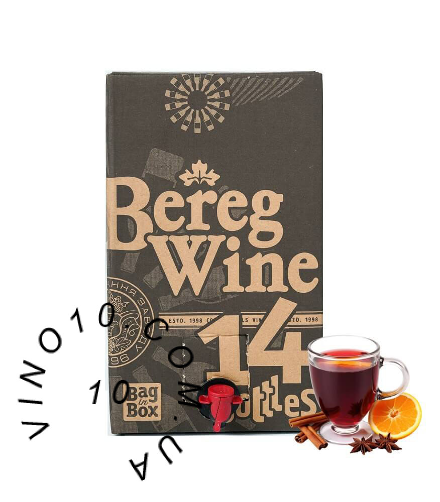 Вино Глінтвейн Cotnar червоне напівсолодке 10 літрів