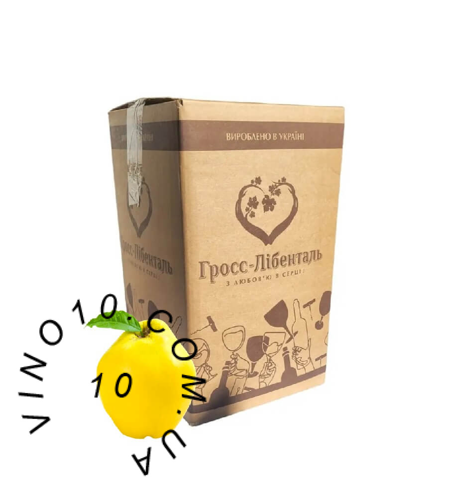Вино Кокетка Гросс-Лібенталь біле напівсолодке 10 літрів
