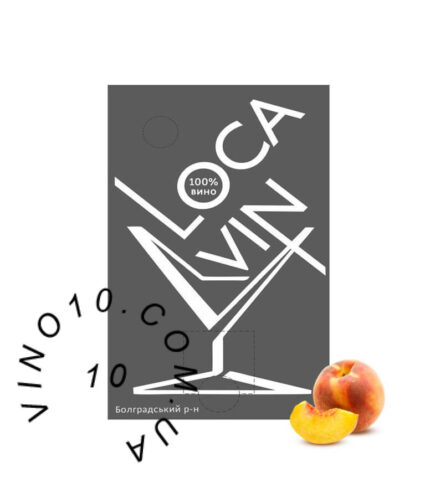 Вино Лока Він Персик біле напівсолодке 10 літрів