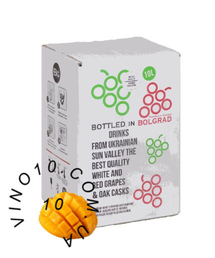 Манго Болград напівсолодке біле зі смаком манго 10 літрів.