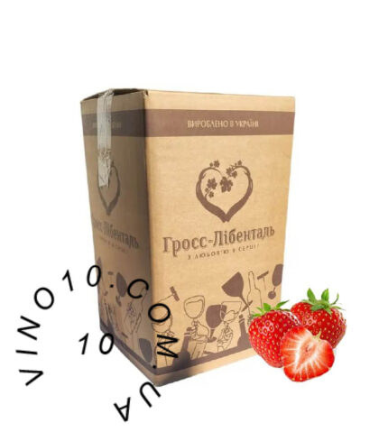 Вино Міледі Шарм Гросс-Лібенталь червоне напівсолодке зі смаком полуниці