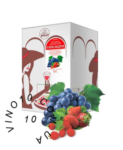 Вино Олександрія Вино з бочки напівсолодке червоне 10 літрів