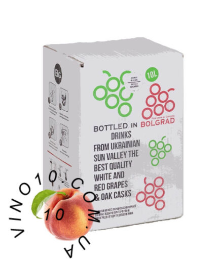 Вино Персик Болград напівсолодке біле 10 літрів