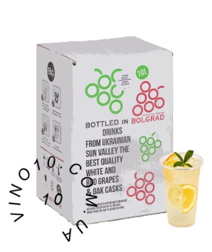 Вино Сангрія Болград напівсолодке біле 10 літрів (bag-in-box)