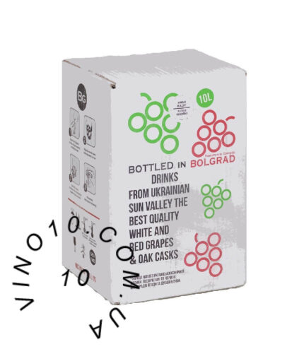 Вино Шардоне Болград біле сухе 10 літрів
