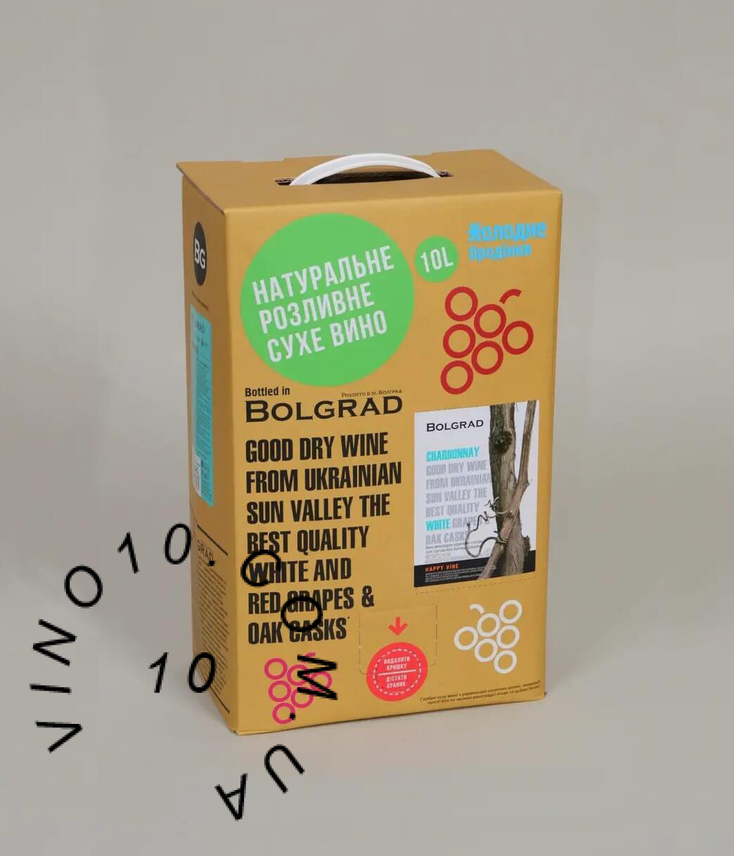 Вино Шардоне Преміум Болград сухе біле