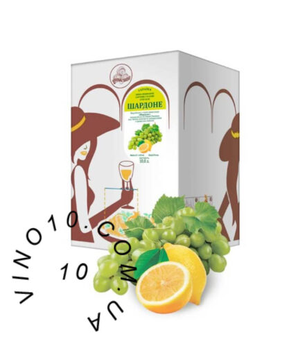 Вино Шардоне Вино з бочки сухе біле 10 літрів