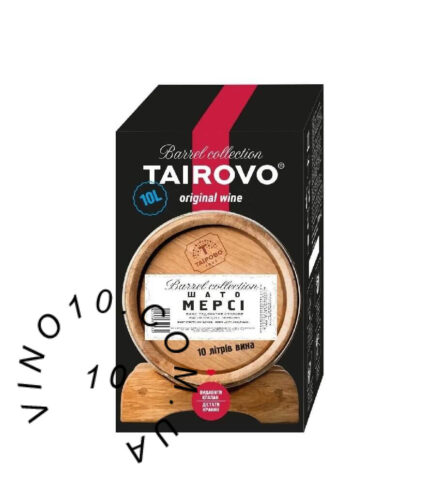 Вино Таїрово Шато Мерсі червоне напiвсолодке 10 літрів купити