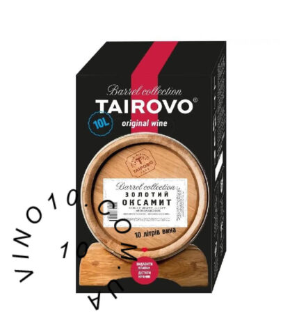 Вино Таїрово Золотий Оксамит бiле напiвсолодке 10 літрів