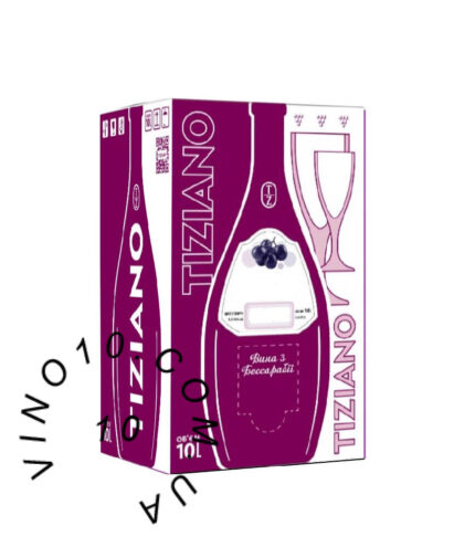 Вино Ізабелла Tiziano 10 літрів купити в роздріб та оптом