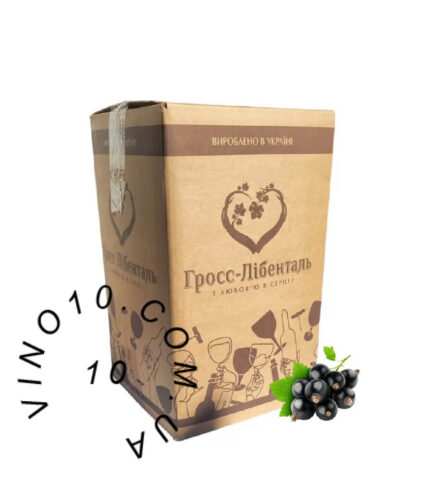 Вино Валенсія Гросс-Лібенталь червоне напівсолодке bag-in-box 10 літрів