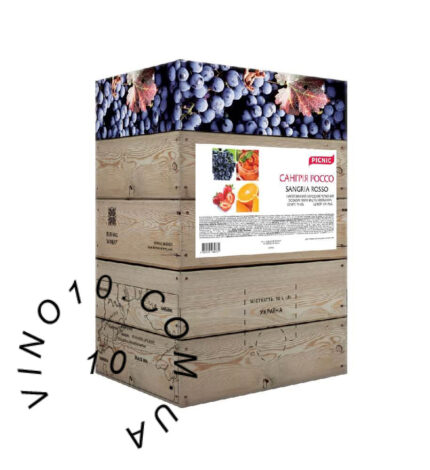 Напій винний Сангрія Россо Picnic з соком полуниці та апельсина 10 літрів