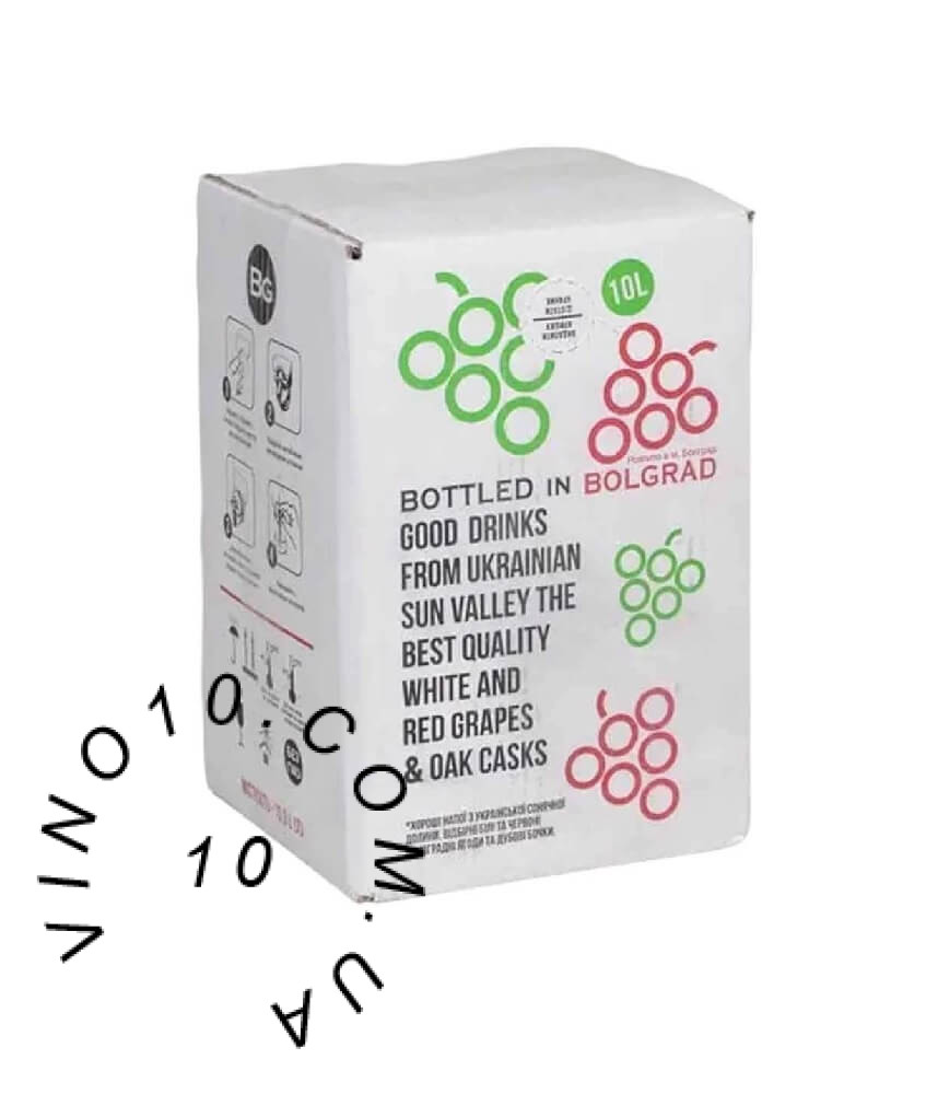 Вино Bolgrad Кагор кріплене солодке червоне 10 літрів