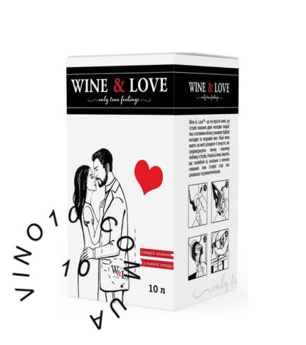 Білий Мускат WINE&LOVE напівсолодке біле bag-in-box 10 літрів