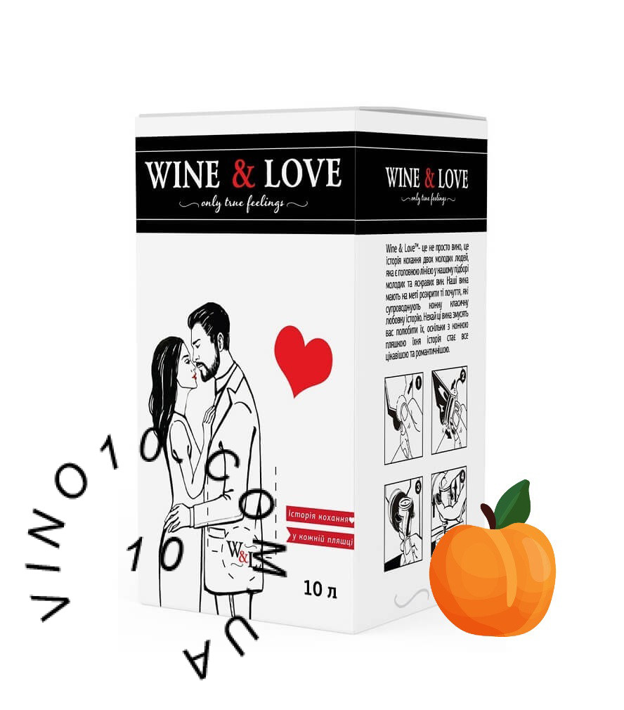 Вино Поцілунок Янгола WINE&LOVE 10 літрів купити