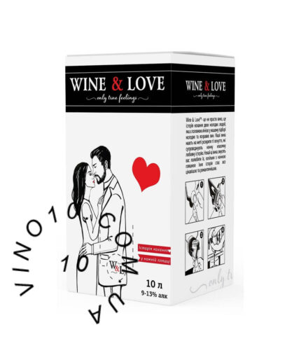 Вино Шардоне Вайн енд Лав сухе біле в пакеті 10 літрів