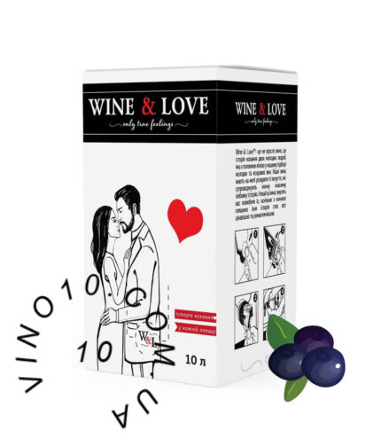 Вино Солодка гра Вайн енд Лав з ароматом смородини 10 літрів в пакеті