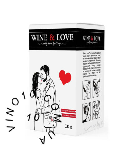 Вино ординарне столове Совіньйон WINE&LOVE 10 літрів