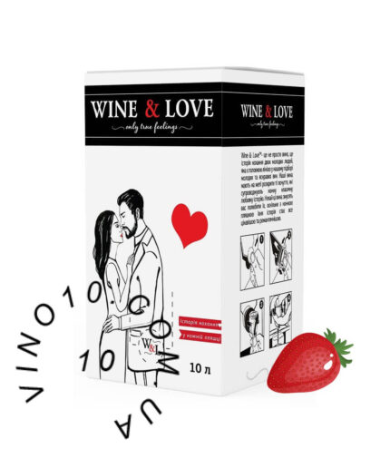 Вино Тисяча спокус WINE&LOVE напівсолодке червоне в Тетрапаку 10 літрів
