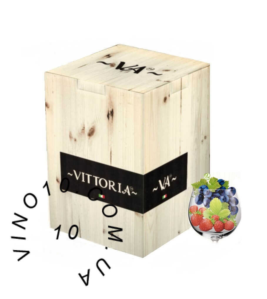 Вино Вітторія Сангріно червоне напівсолодке