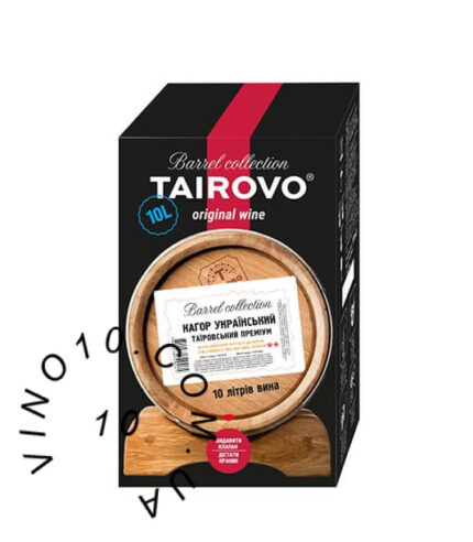 Вино Кагор Український Таїровський Преміум кріплене десертне солодке червоне 10 літрів в пакеті