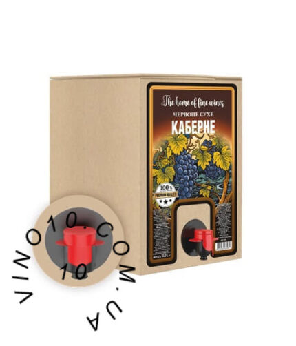 Вино The Home of line wines Каберне червоне сухе 10 літрів
