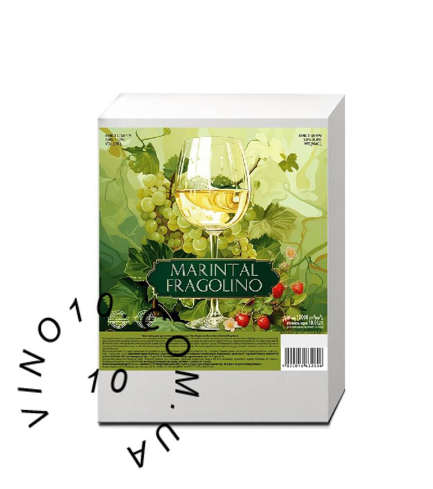 Вино Марінталь Фраголіно біле напівсолодке тетрапак 10 літрів замовити